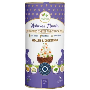 Pawfect - Snacks FRESH FREEZE DRIED - DIGESTION - Queijo, Papaia, Camomila, Salsa e Psyllium (Probiótico natural: Anti Cólicas e sem Gases) PAWFECT
