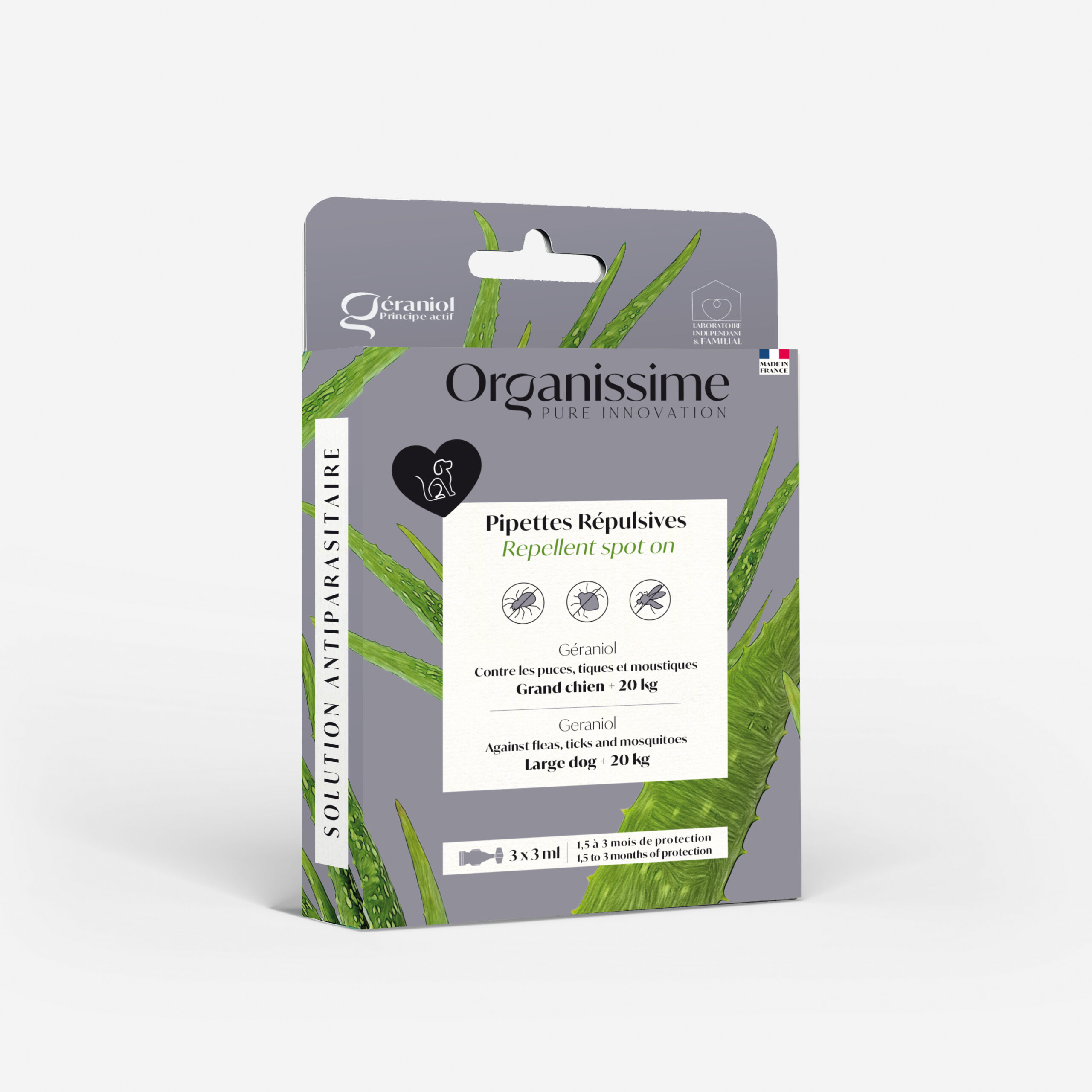 Organissime large dog repellent pipettes