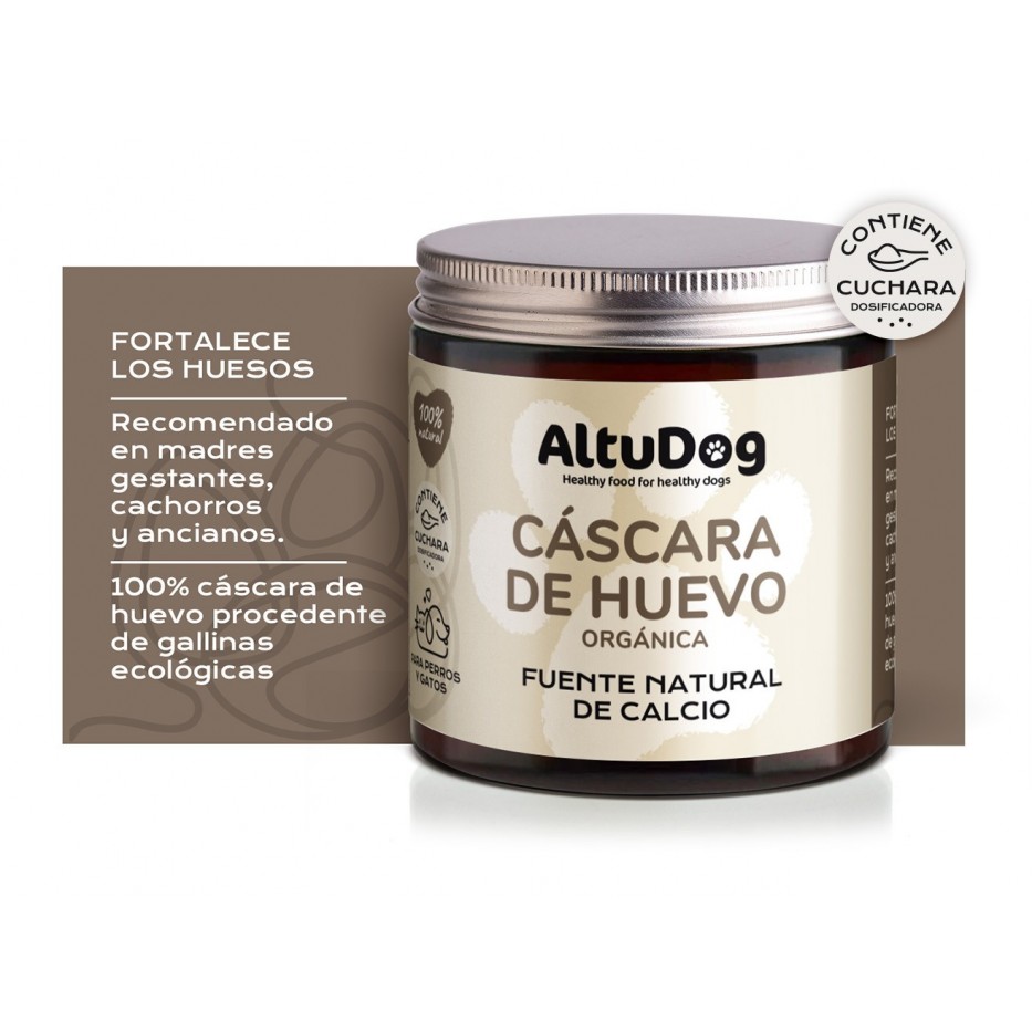 Pó de casca de ovo BIO, 200g